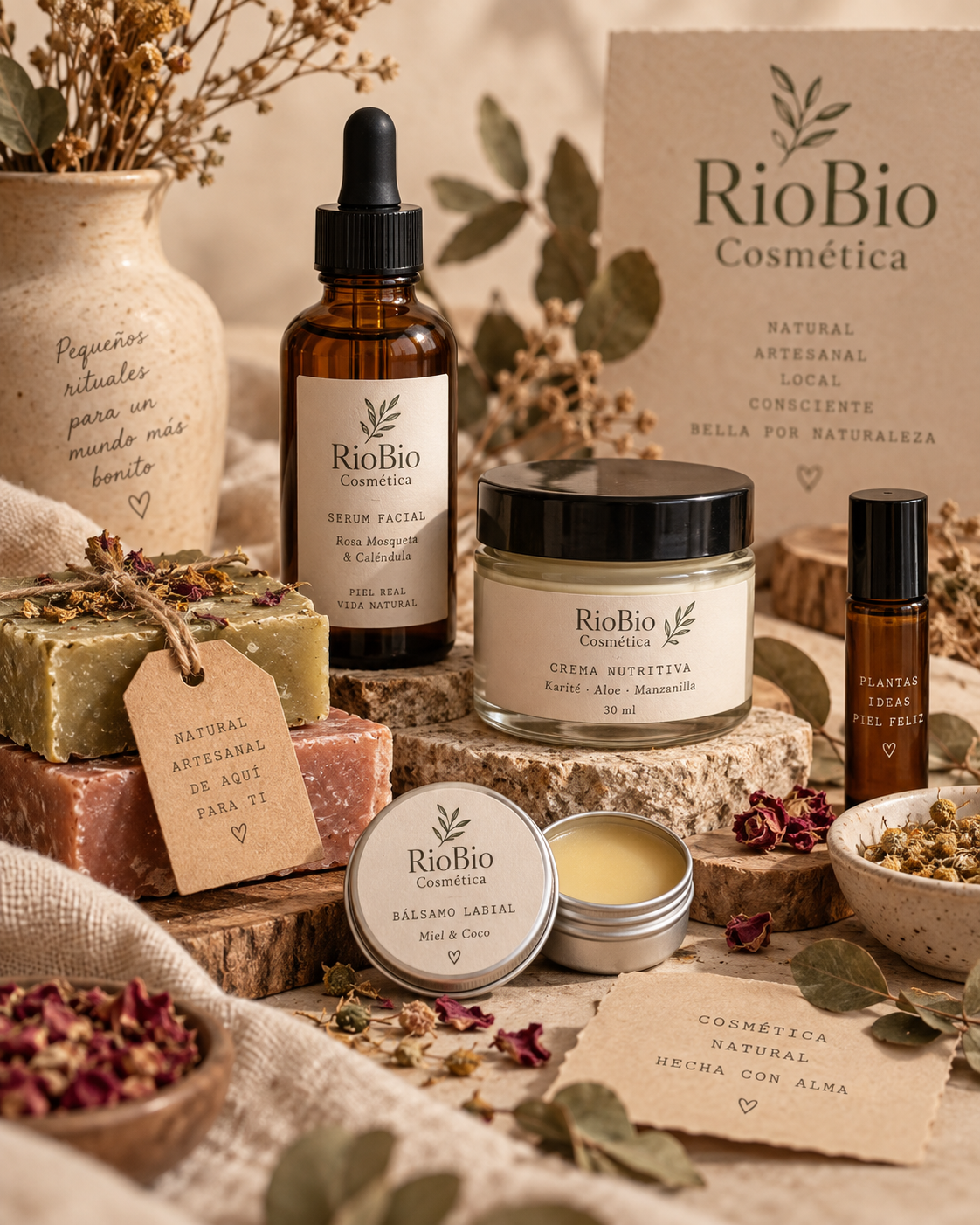 Productos artesanales de RioBio Cosmética