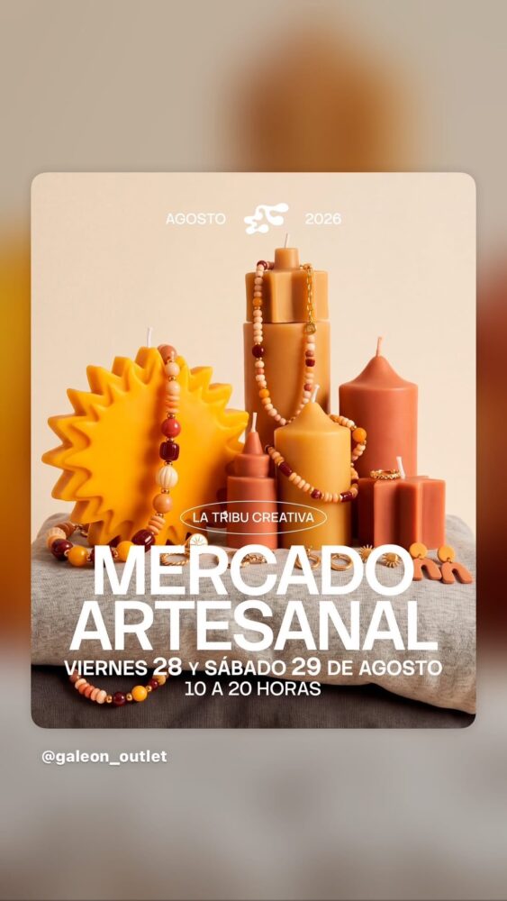 Mercado Artesano Galeon Outlet event poster